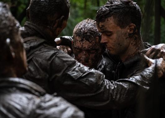 Des soldats à l'entraînement