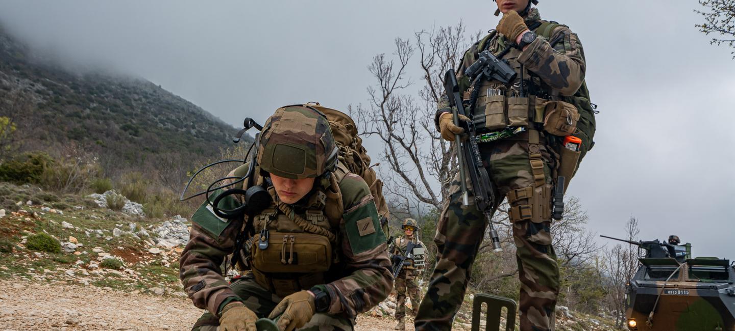 Des soldats en mission